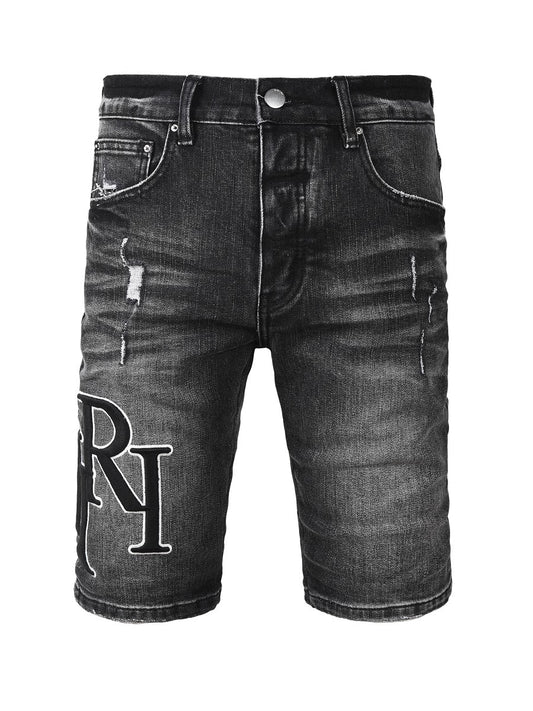 Black Writing Jeans