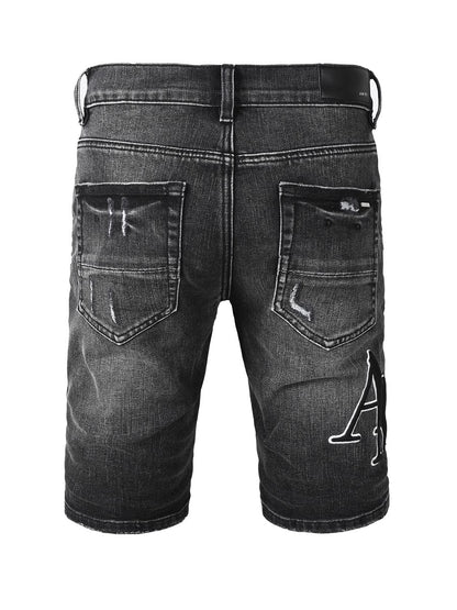 Black Writing Jeans