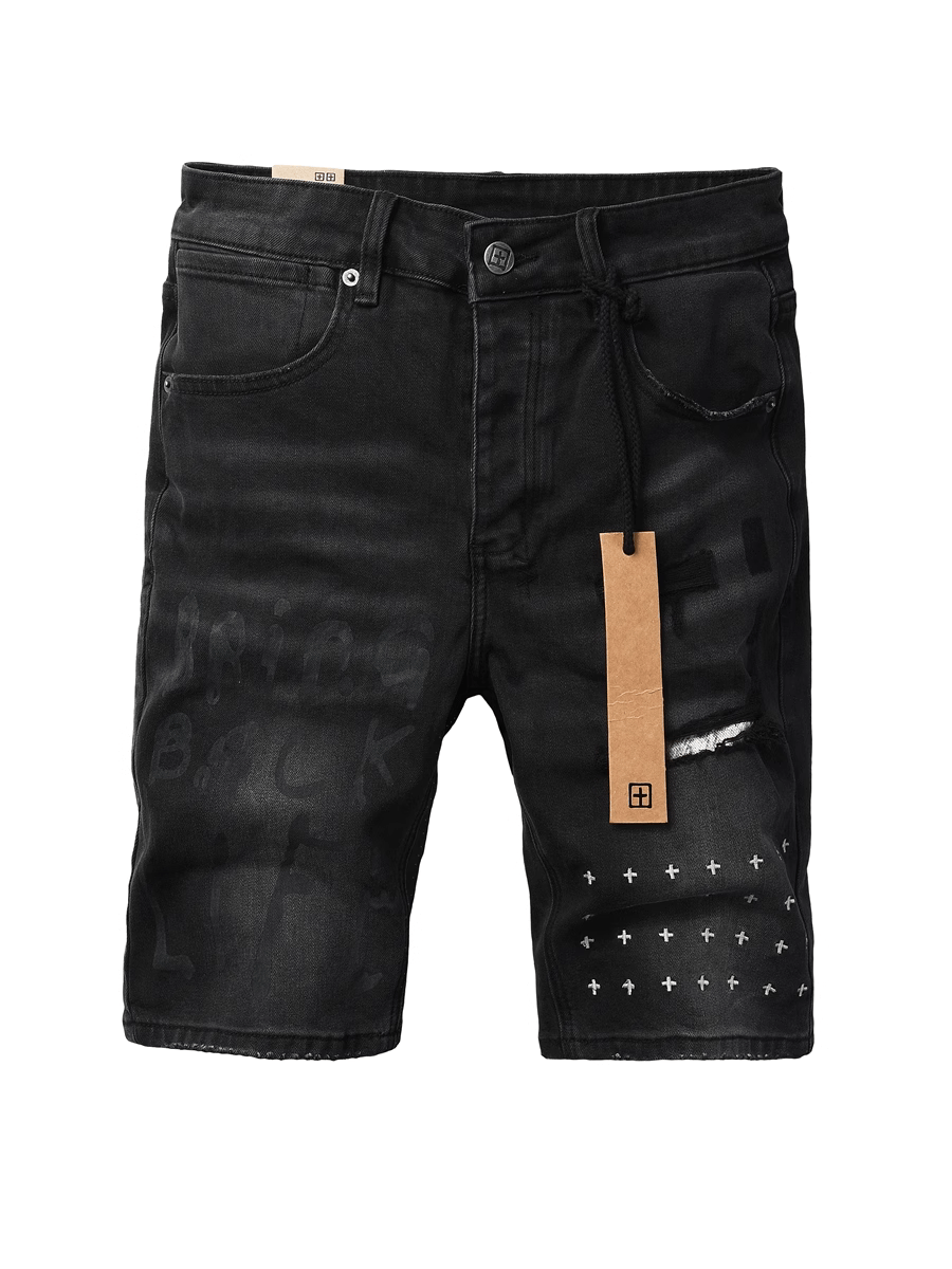 Black Gray Classic Jeans