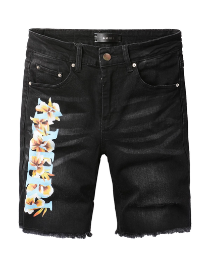 Black Classic Writing Jeans