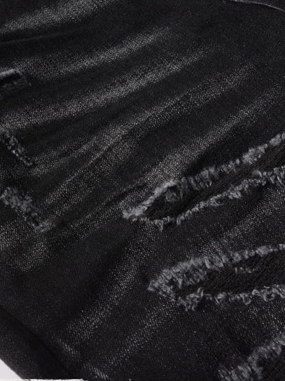Black Writing Classic Jeans