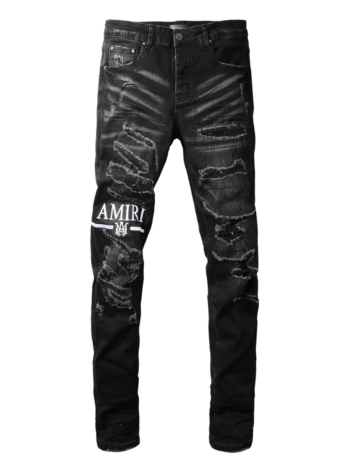 Black Writing Classic Jeans