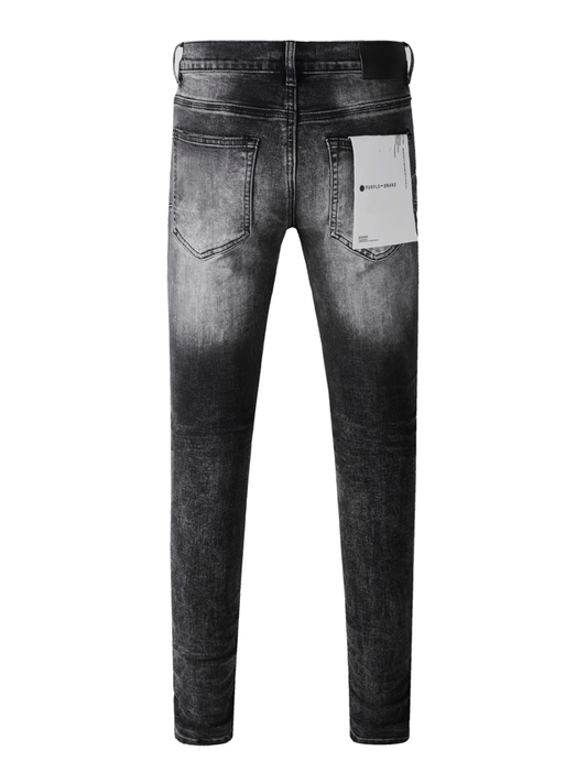 Black Washed Classic Jeans