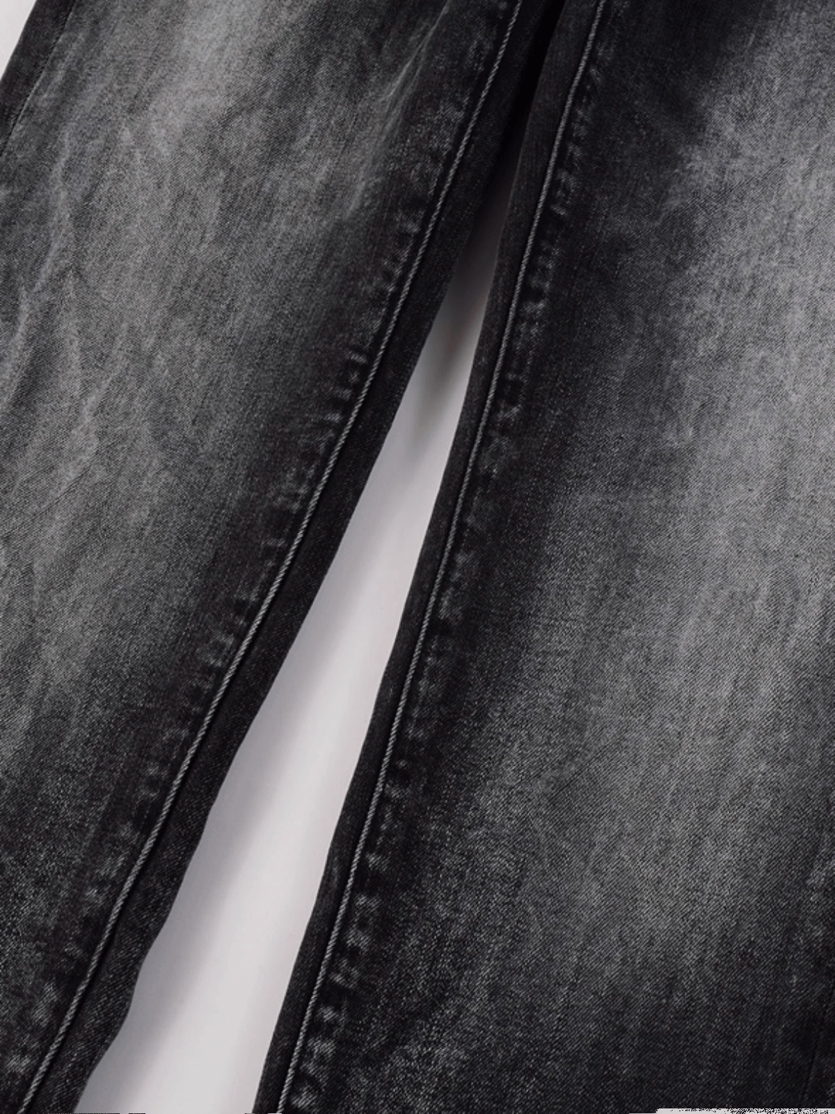 Black Washed Classic Jeans