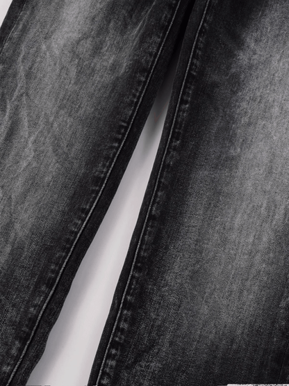 Black Washed Classic Jeans