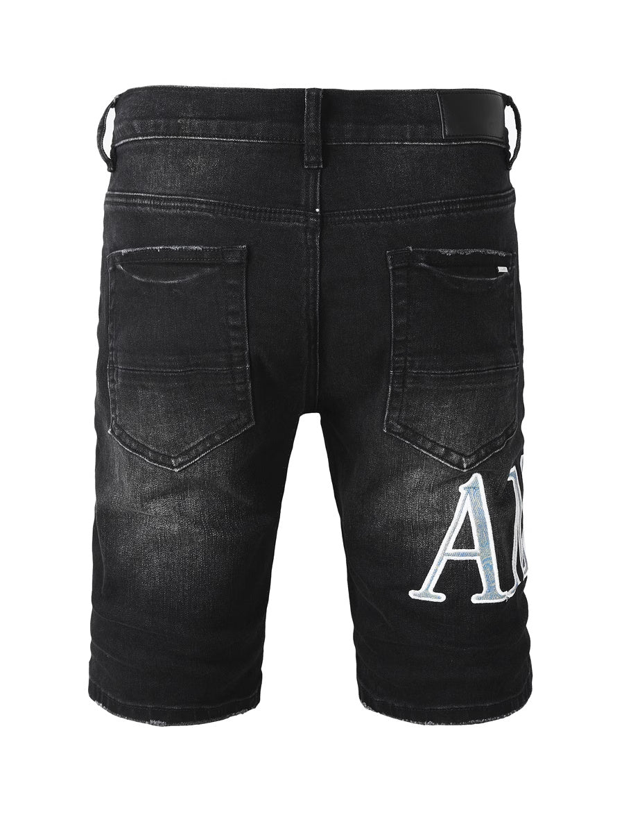 Black Classic Writing Jeans
