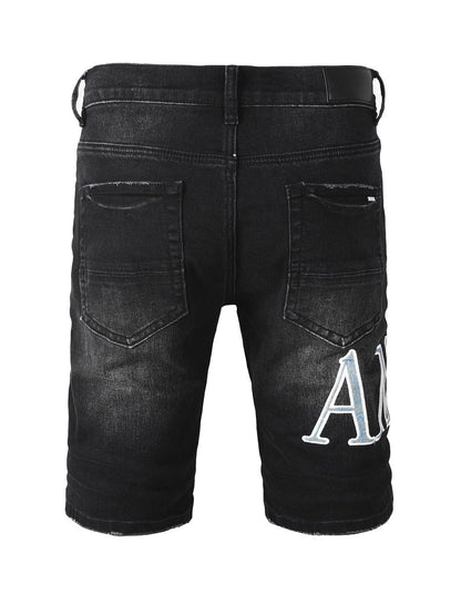 Black Classic Writing Jeans