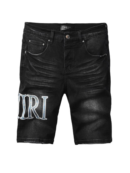 Black Classic Writing Jeans