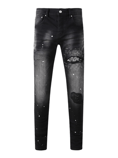 Black Paint Jeans