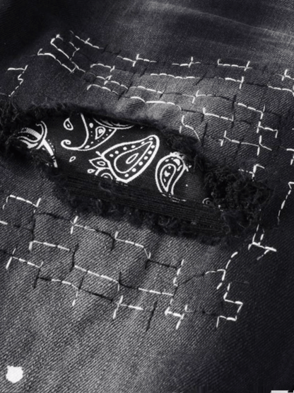 Black Paint Jeans
