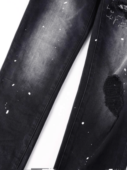 Black Paint Jeans