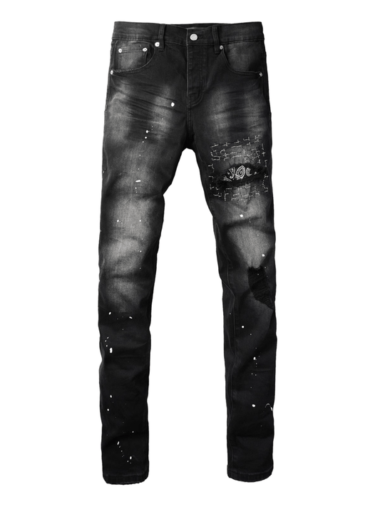 Black Paint Jeans