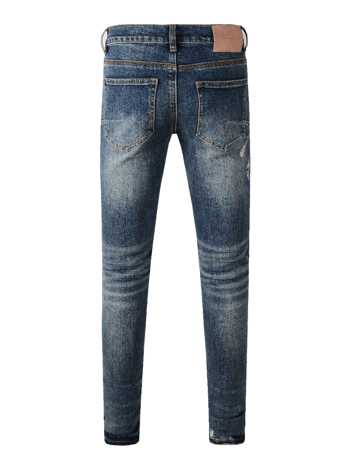 Dark Blue Patch Jeans