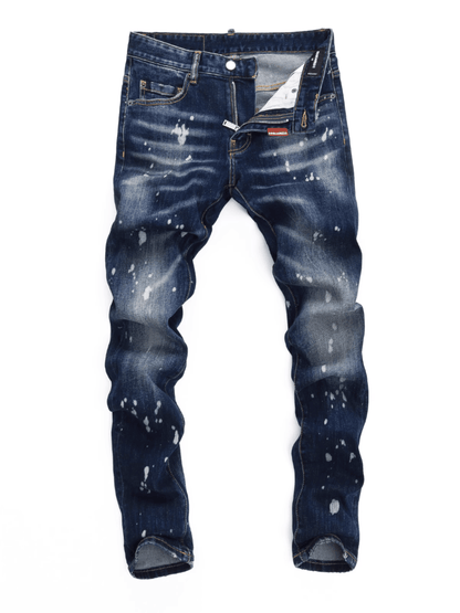 Dark Blue Ripped Jeans