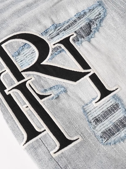 Denim Writing Classic Jeans