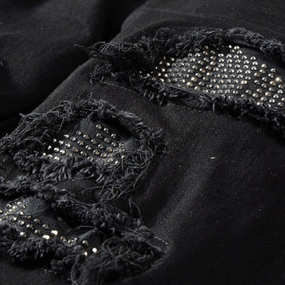 Black Diamond Patch Jeans