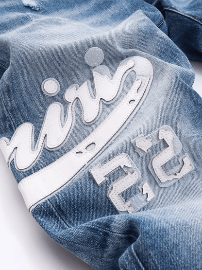 Denim Classic Ripped Jeans