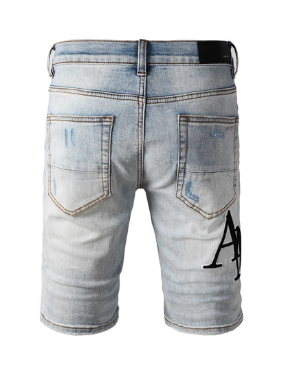 Light Denim Writing Jeans