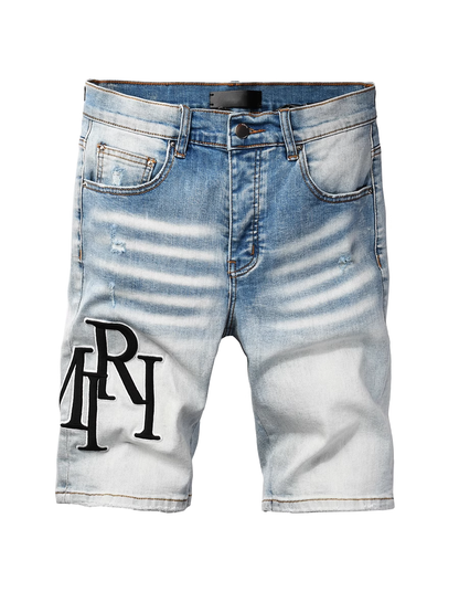 Light Denim Writing Jeans