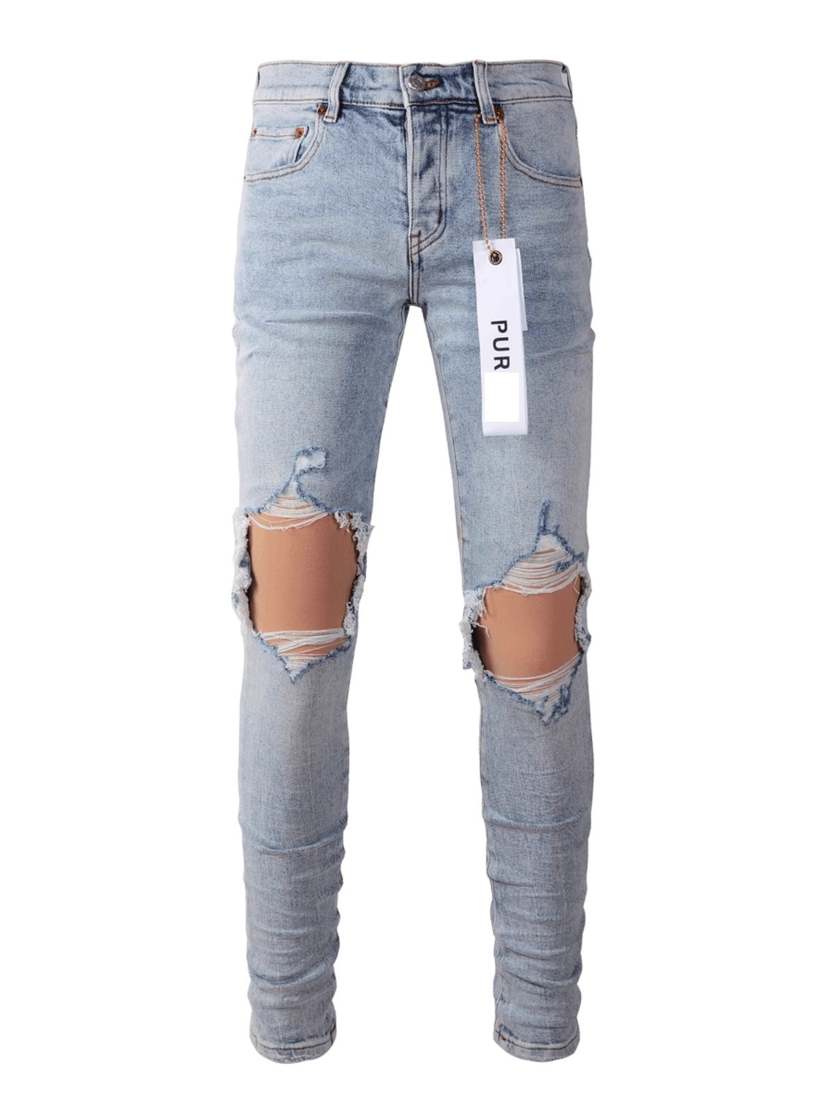 Light Denim Ripped Jeans