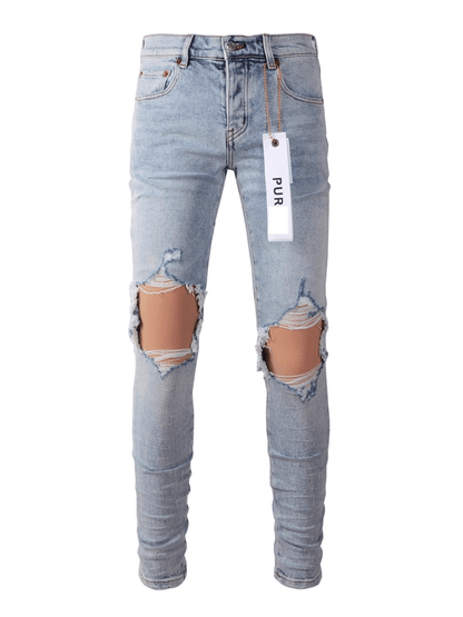 Light Denim Ripped Jeans