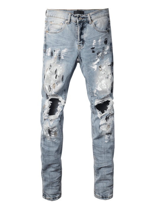 Light Color Ripped Jeans