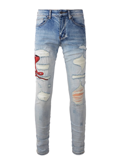 Red Snake Jeans