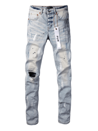 Light Blue Paint Jeans
