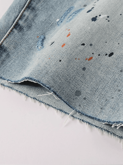 Light Color Painting Jeans