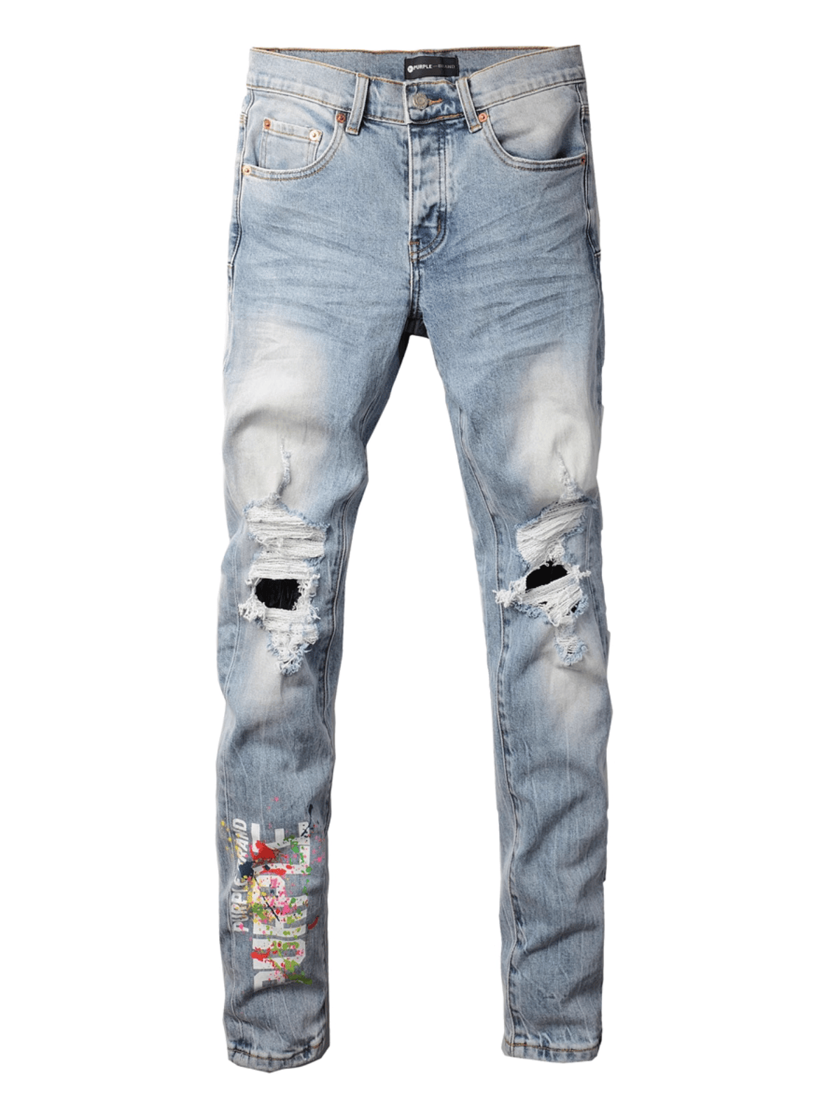 Light Blue Ripped Jeans