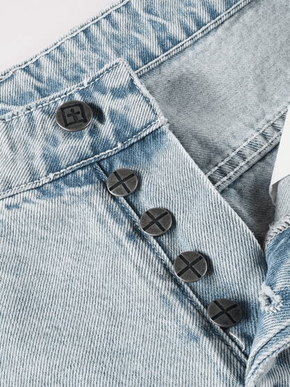 Light Blue Washed Classic Jeans