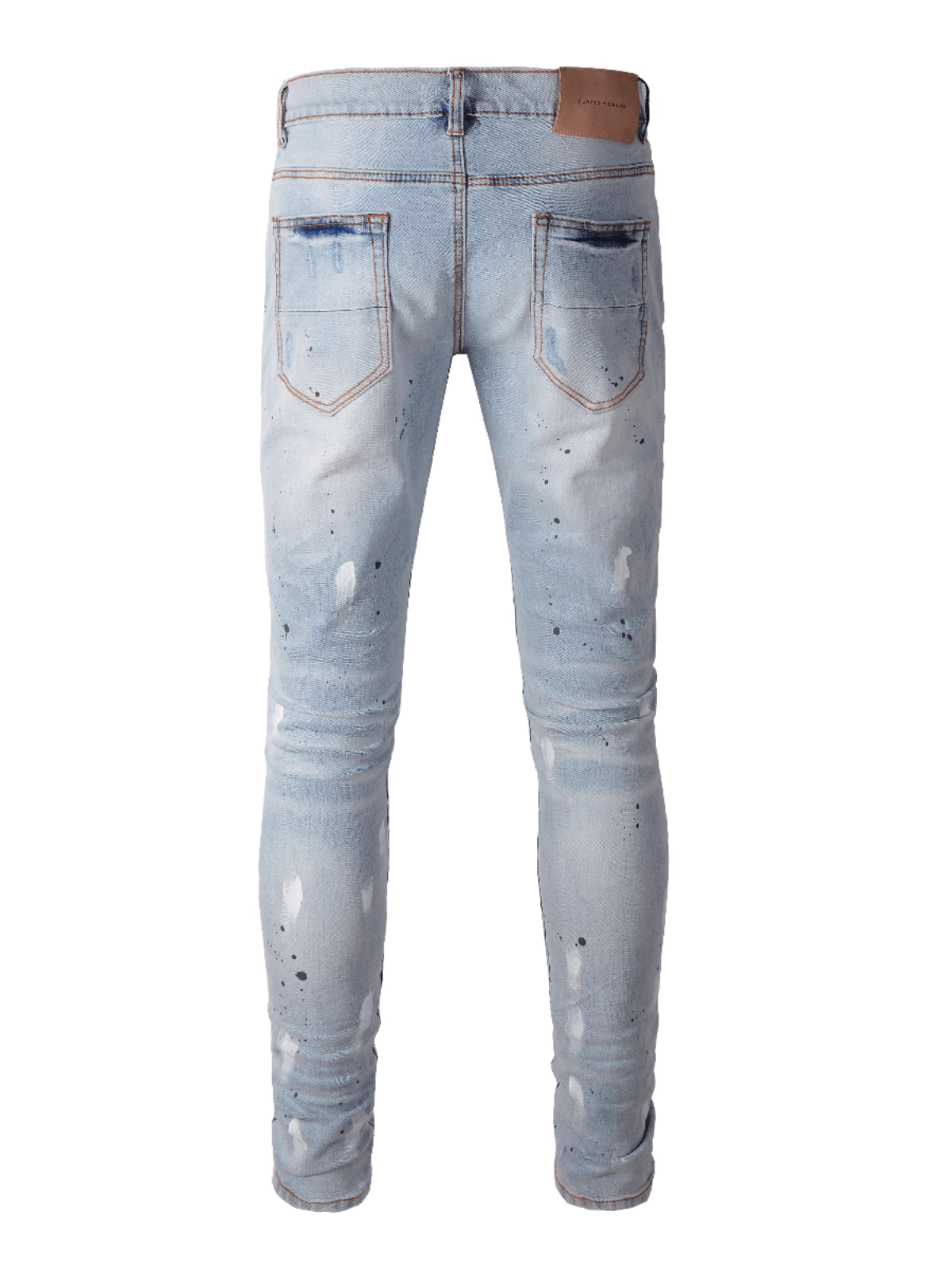 Light Color White Ripped Jeans