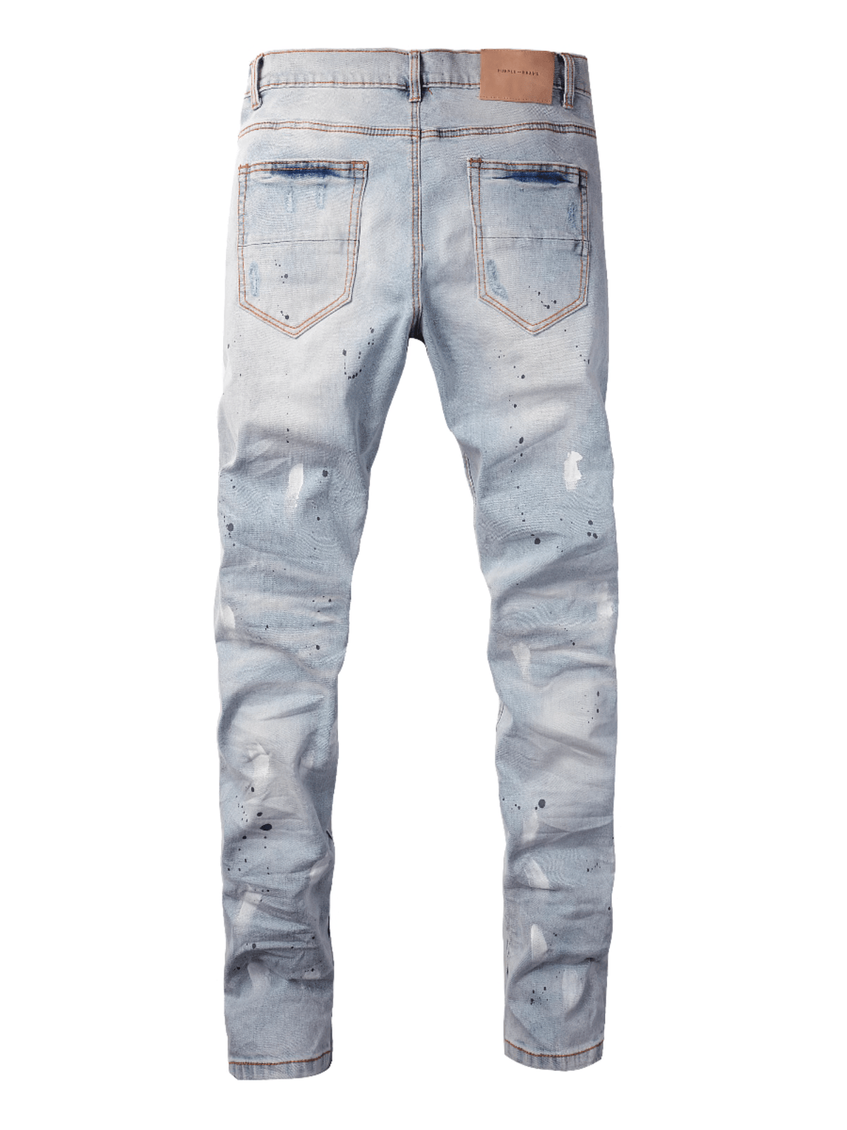 Light Color White Ripped Jeans