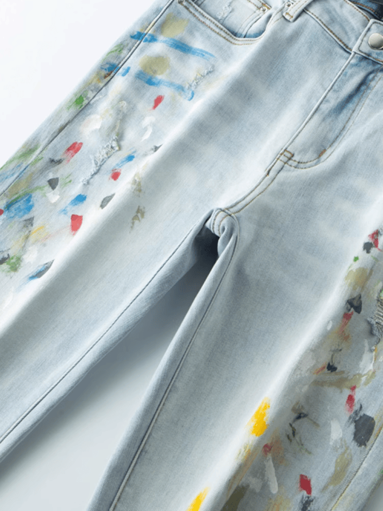 Light Blue Patch Jeans