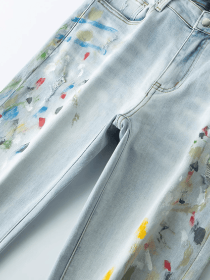 Light Blue Patch Jeans