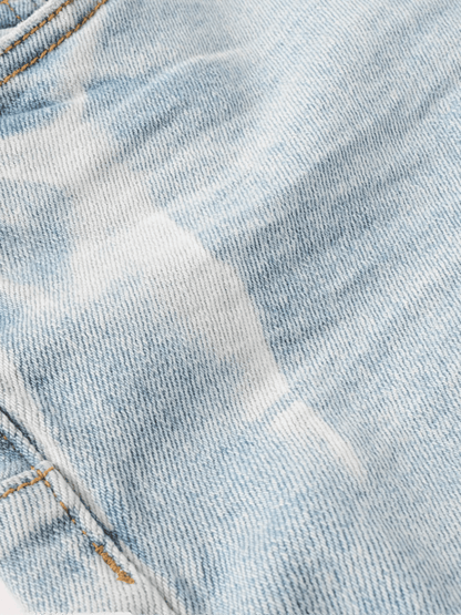 Light Washed Ripped Jeans