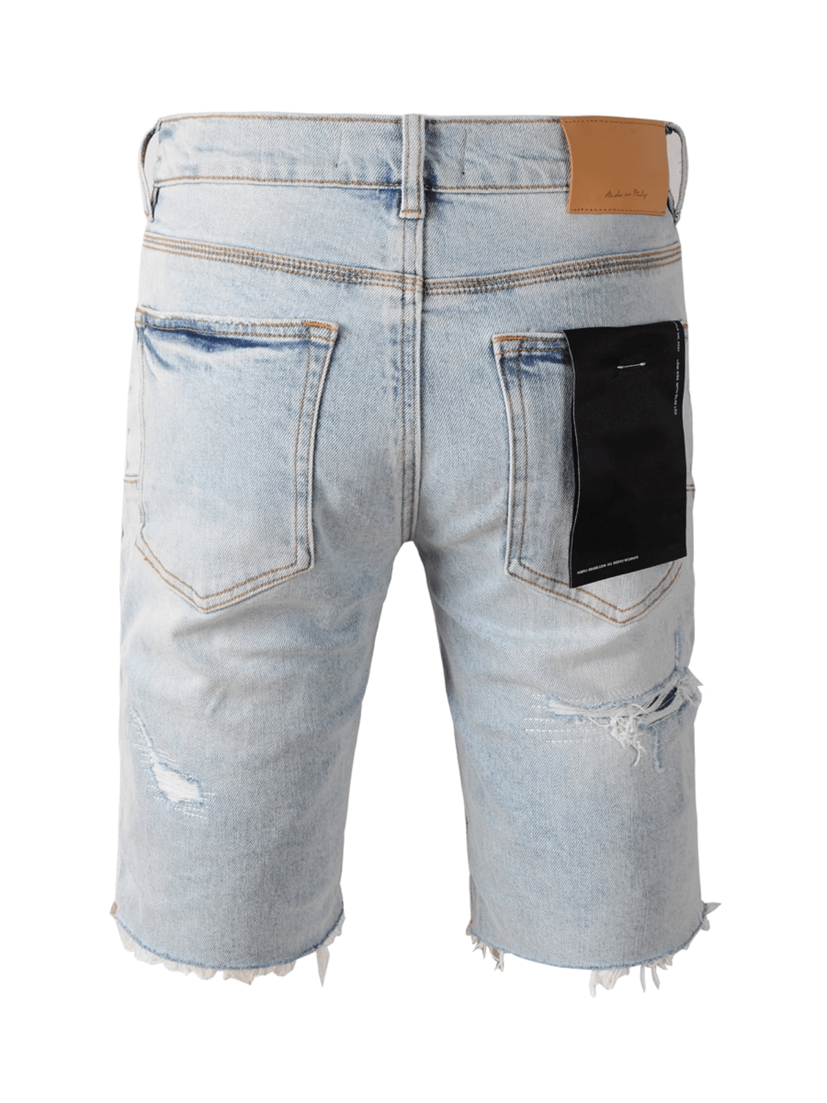 Light Washed Patch Jeans