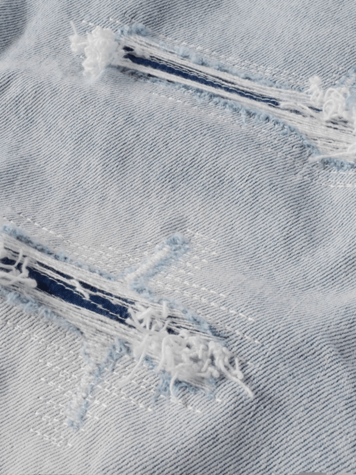 Light Washed Patch Jeans