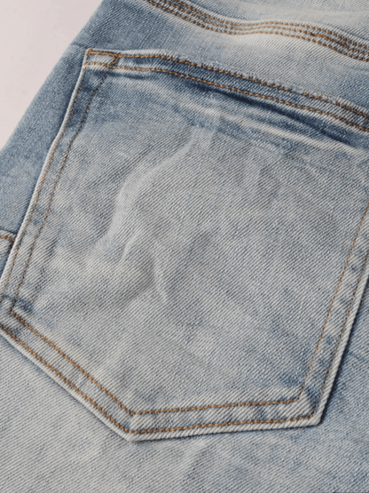 Light Washed Classic Jeans