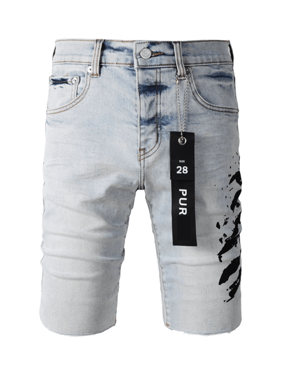 Light Washed Writing Jeans