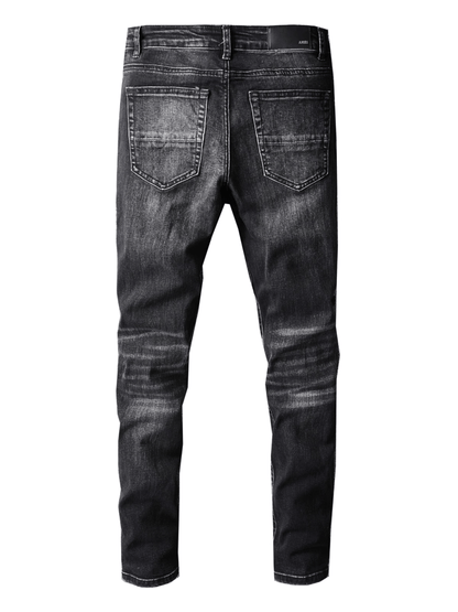 Black Patch Jeans