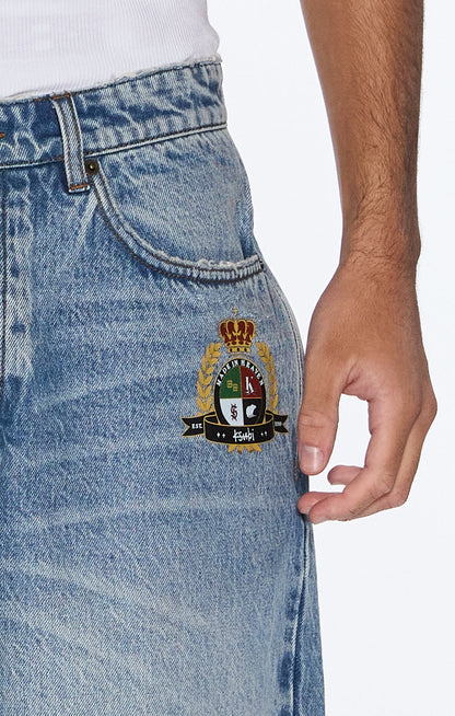 MAXX SHORT 70'S BLUE TRASHED