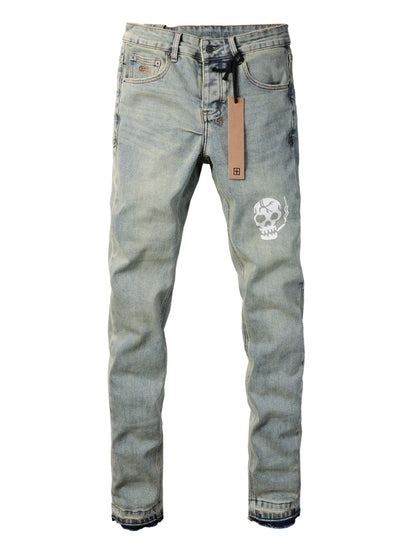 Denim Classic Skull Jeans