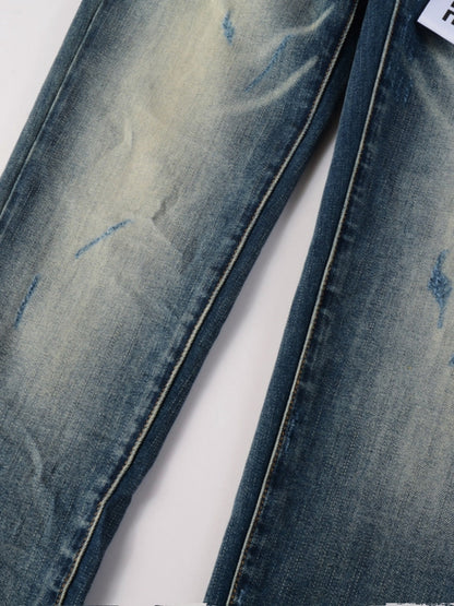 Washed Denim Classic Jeans