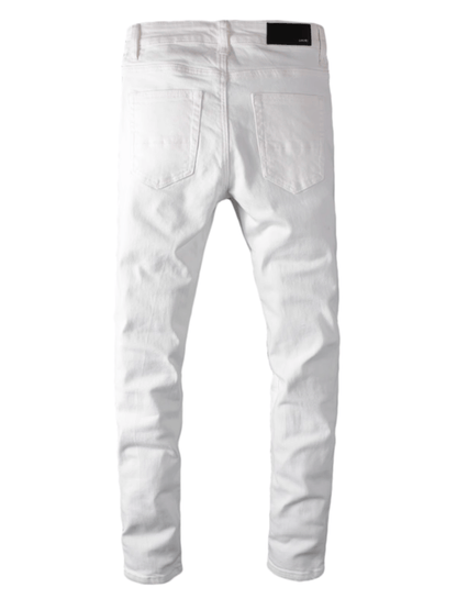 White Ripped Jeans