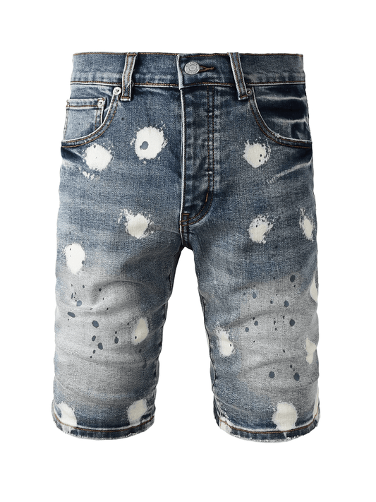 Dark Blue Paint Jeans