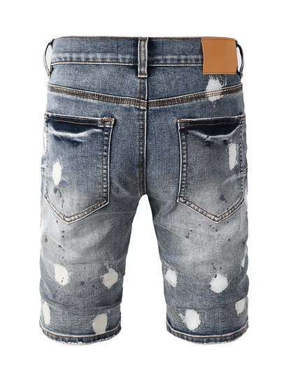 Dark Blue Paint Jeans