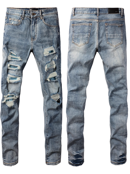 Classic Blue Patch Jeans