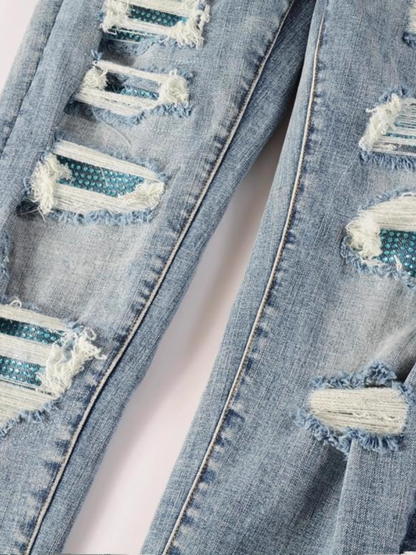 Classic Blue Patch Jeans