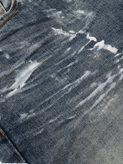 Blue Paint Jeans